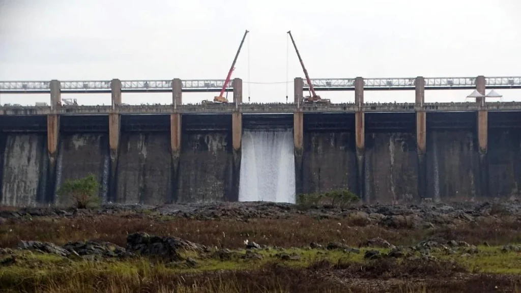 Tungabhadra dam gets new crest gates, but weak monsoon threatens paddy crop,