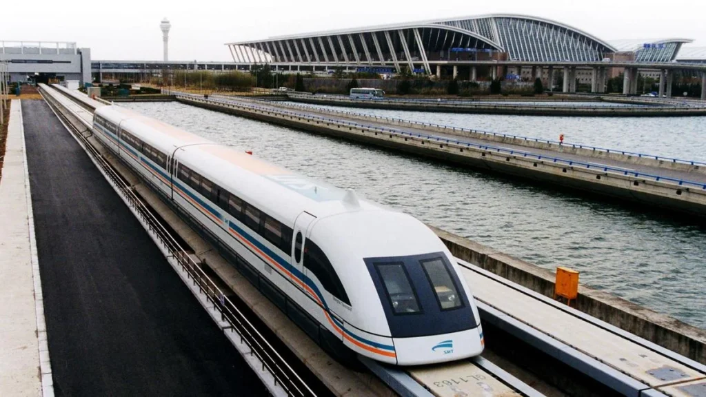 How magnetic levitation lifts and propels high-speed maglev trains