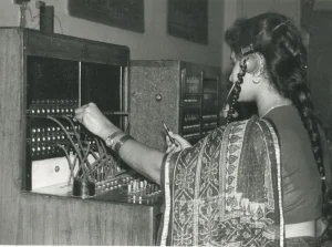 How did landline phones work during power cuts?