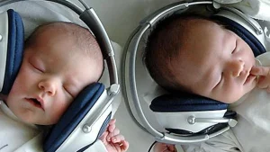 When does the brain first respond to music?