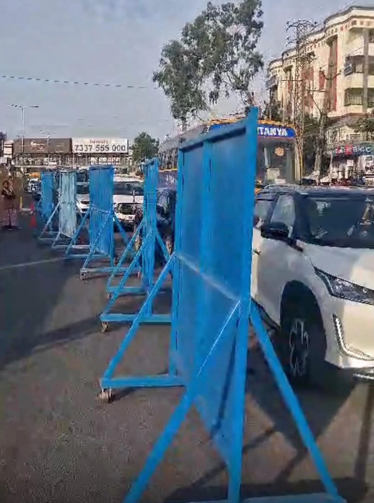 Parking outside stores a problem
