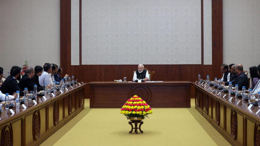 Prime Minister Narendra Modi has stressed creating an aura around the private sector in space research