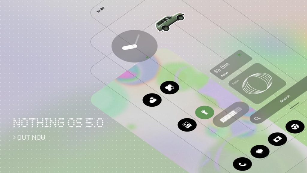 Nothing has unveiled its new operating skin, the Nothing OS 5.0, based on Android 17 for users