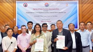 The Nagaland government on Friday (August 21, 2026) signed a power purchase agreement with a Pune-based