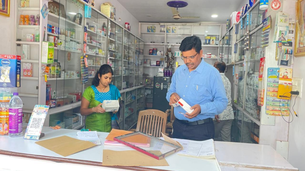 Imagine walking into a neighbourhood medical store with a prescription in hand