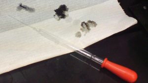 Since 98% sulphuric acid contains almost no water, the reaction that would normally shred