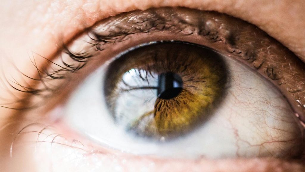 People often make oddly tense facial expressions when putting eye drops in their own eyes —