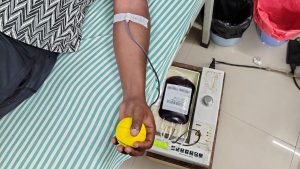 Mahesh agreed to donate blood and travelled for over five hours to reach SDM Hospital