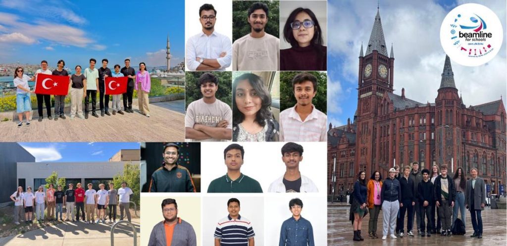 The Indian students’ project was based on a process called pion charge exchange