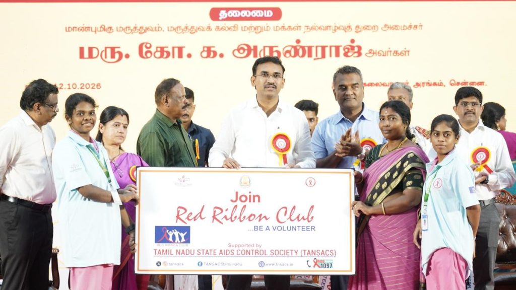 Through the Tamil Nadu State AIDS Control Society (TANSACS), Red Ribbon Clubs have been set up